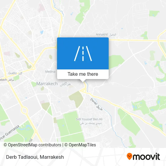 Derb Tadlaoui map