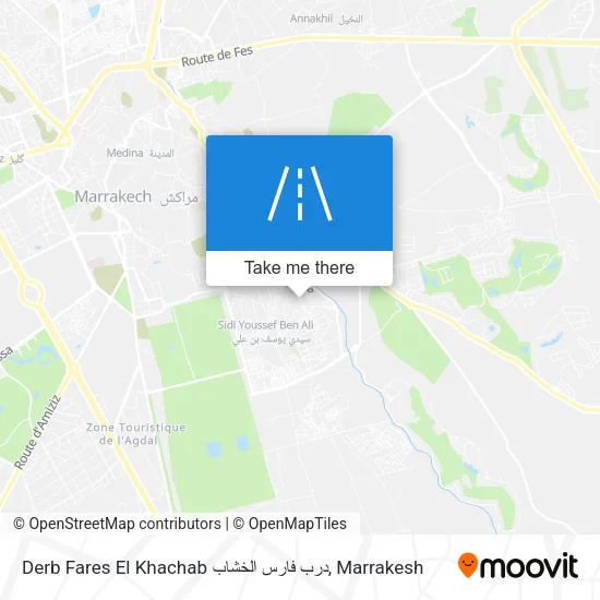 Derb Fares El Khachab درب فارس الخشاب map