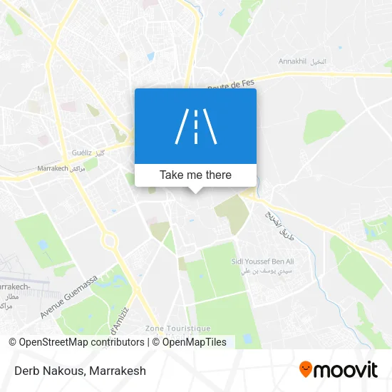 Derb Nakous map