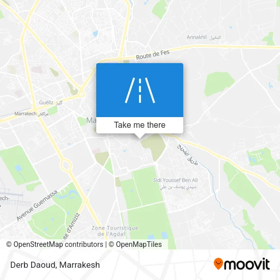 Derb Daoud map