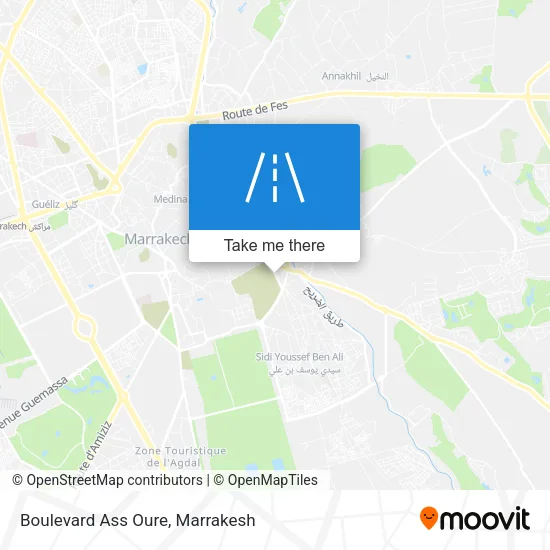Boulevard Ass Oure map