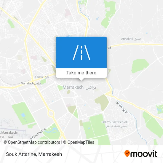 Souk Attarine map