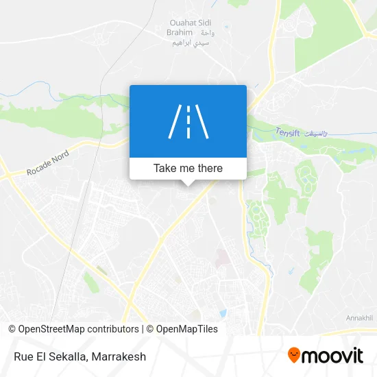 Rue El Sekalla map