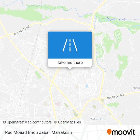 Rue Moaad Bnou Jabal map
