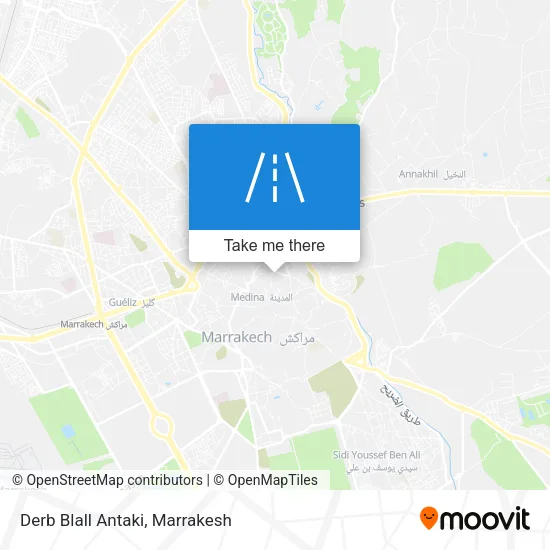 Derb Blall Antaki map