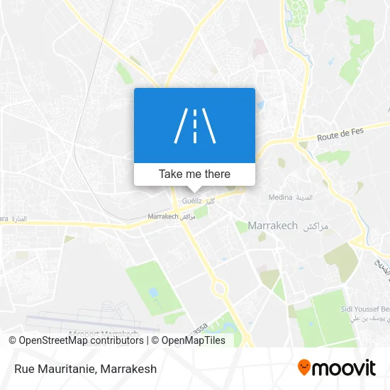 Rue Mauritanie map