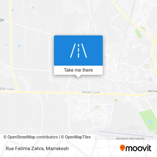 Rue Fatima Zahra map