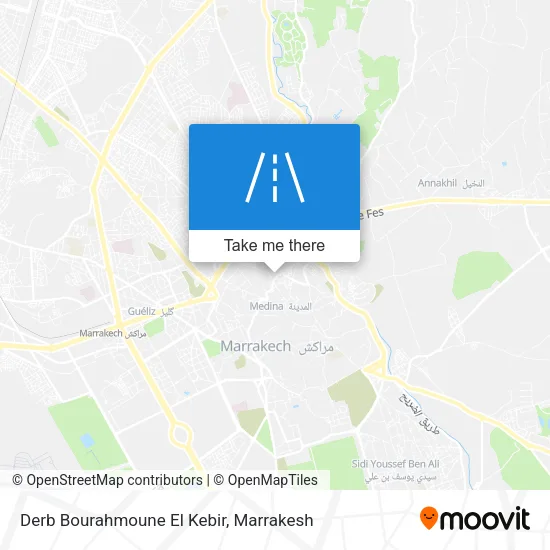 Derb Bourahmoune El Kebir map