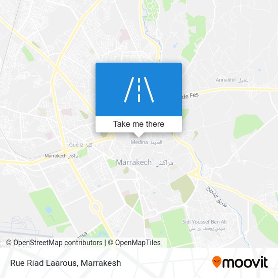 Rue Riad Laarous map
