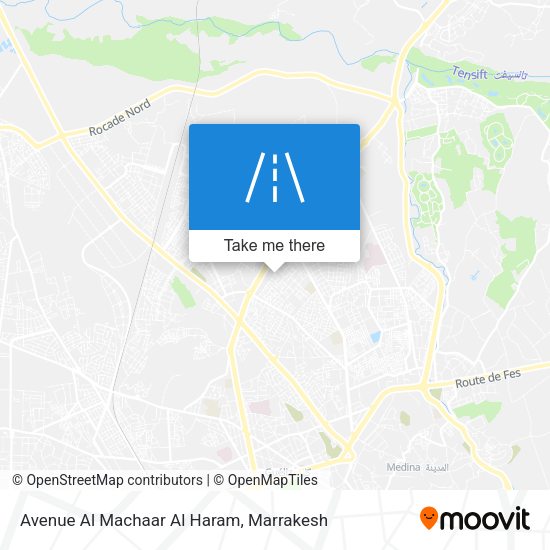 Avenue Al Machaar Al Haram map