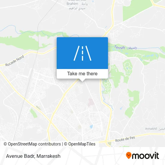 Avenue Badr map