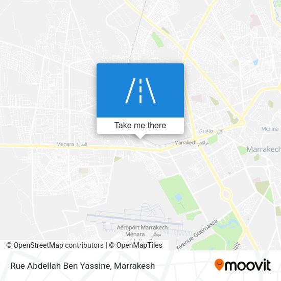 Rue Abdellah Ben Yassine map