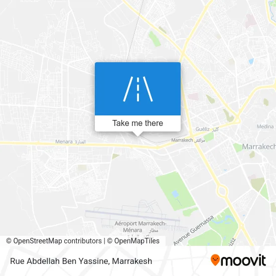 Rue Abdellah Ben Yassine map