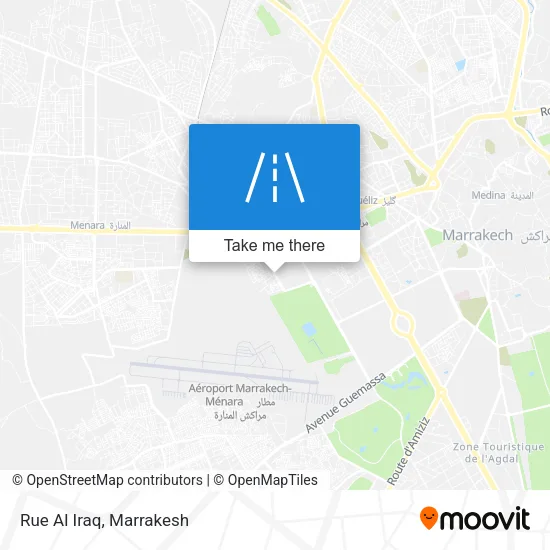 Rue Al Iraq map