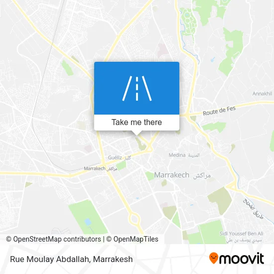 Rue Moulay Abdallah map