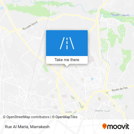 Rue Al Maria map