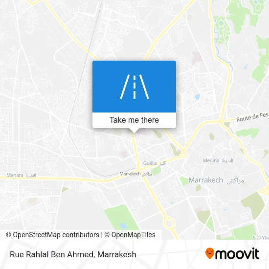Rue Rahlal Ben Ahmed map