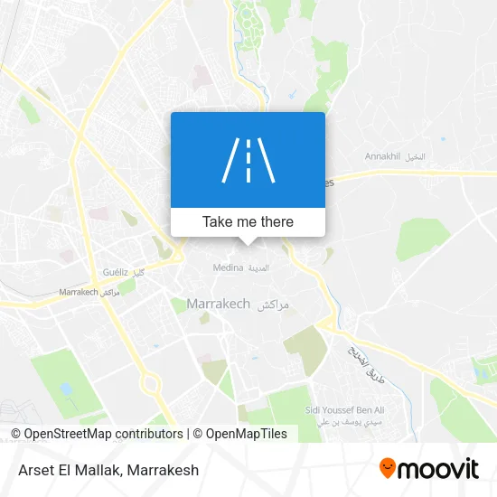 Arset El Mallak map