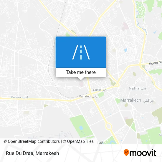 Rue Du Draa map