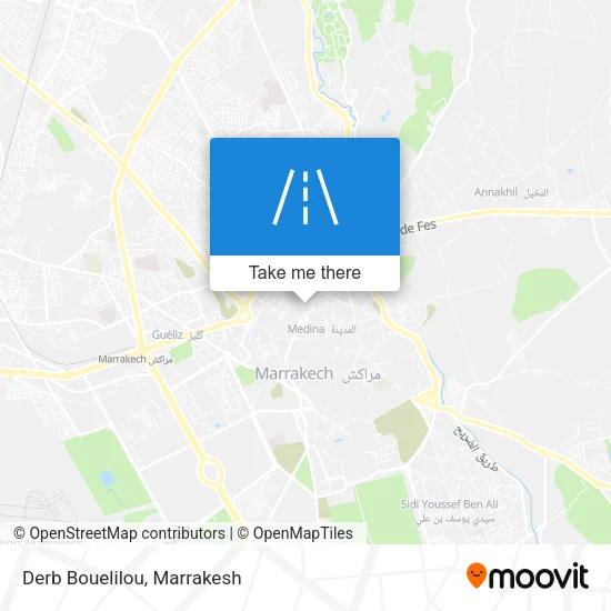 Derb Bouelilou map