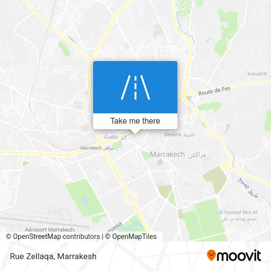 Rue Zellaqa plan