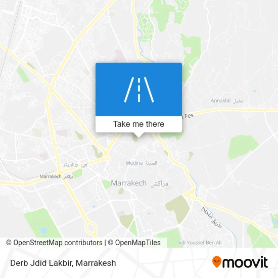 Derb Jdid Lakbir map