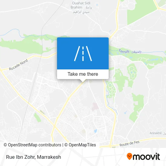 Rue Ibn Zohr map