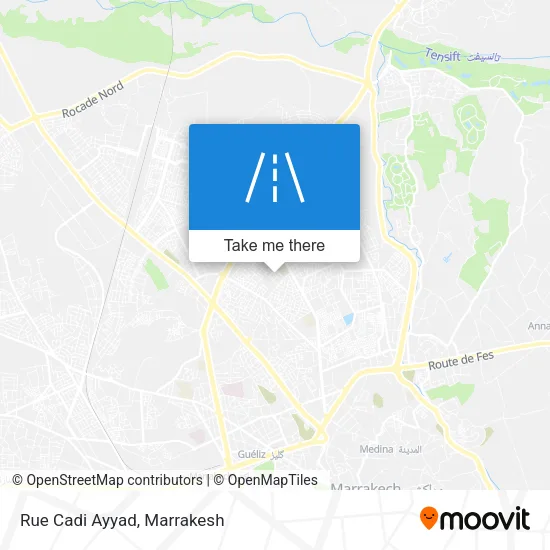 Rue Cadi Ayyad map
