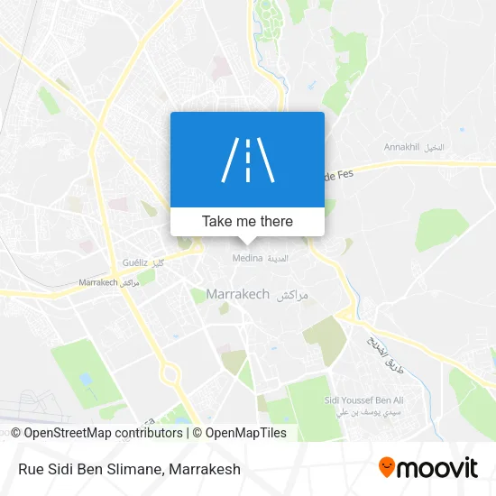 Rue Sidi Ben Slimane map