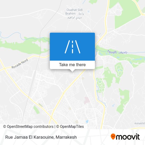 Rue Jamaa El Karaouine map