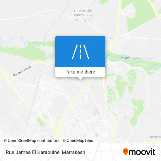 Rue Jamaa El Karaouine map