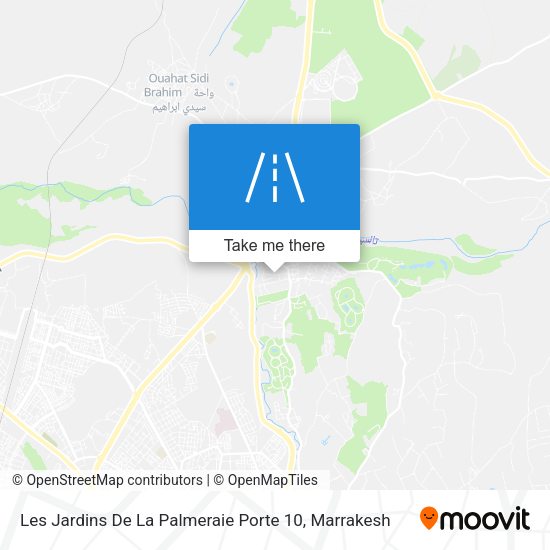 Les Jardins De La Palmeraie Porte 10 map