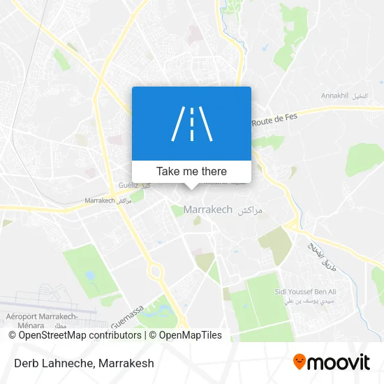 Derb Lahneche map