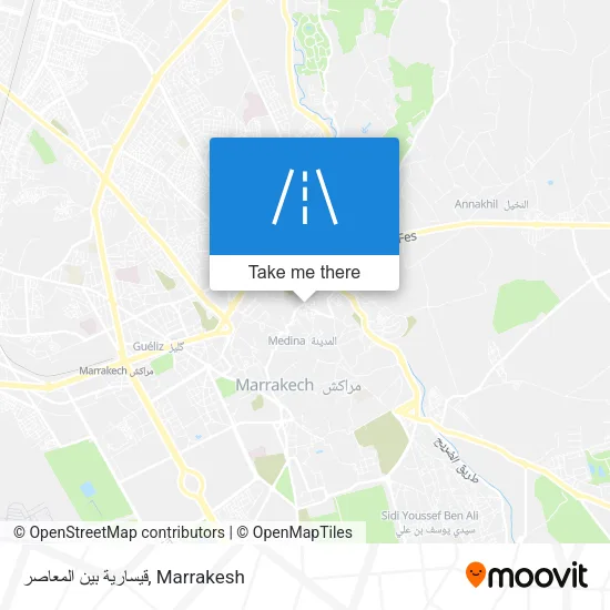 قيسارية بين المعاصر map