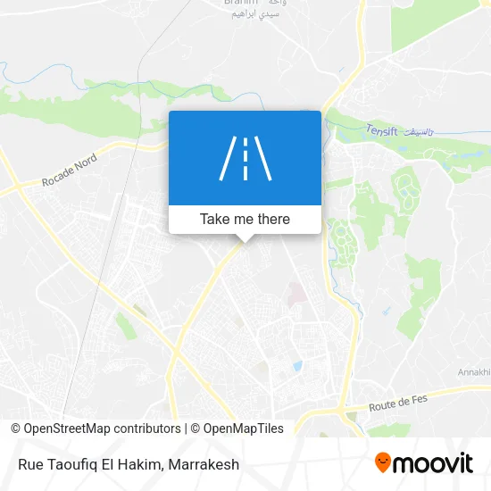 Rue Taoufiq El Hakim map