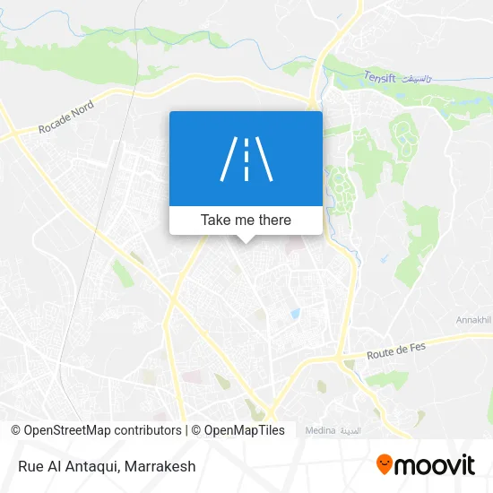 Rue Al Antaqui map