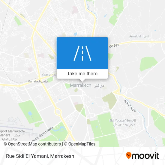 Rue Sidi El Yamani map