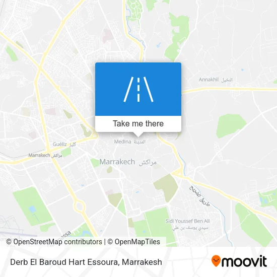 Derb El Baroud Hart Essoura map