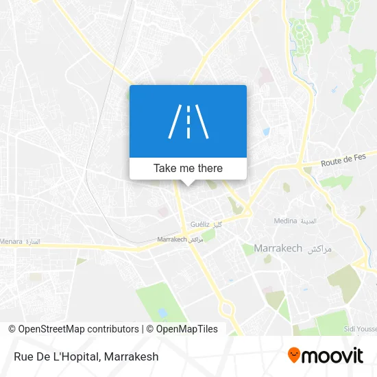 Rue De L'Hopital map