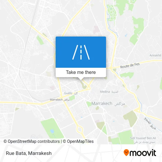 Rue Bata plan