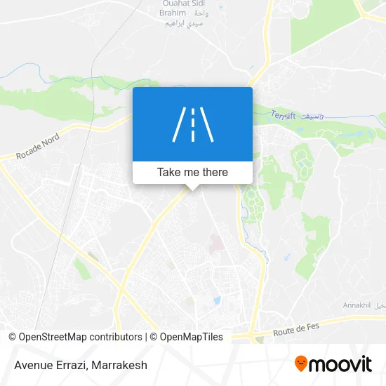 Avenue Errazi map