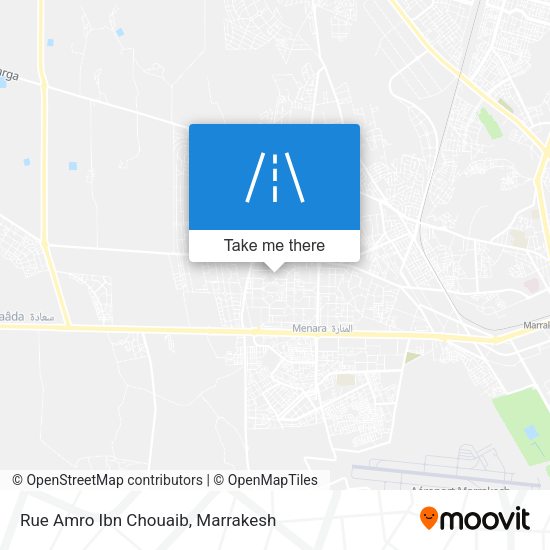 Rue Amro Ibn Chouaib map
