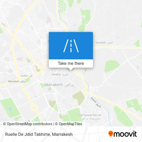 Ruelle De Jdid Tabhirte map