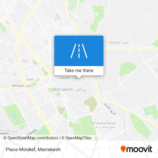 Place Moukef map