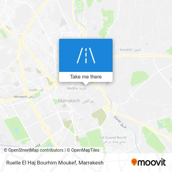 Ruelle El Haj Bourhim Moukef map