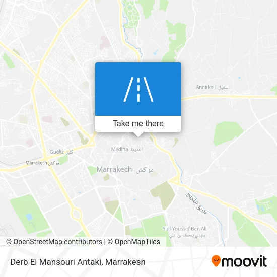 Derb El Mansouri Antaki map