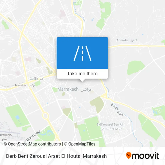 Derb Bent Zeroual Arset El Houta map