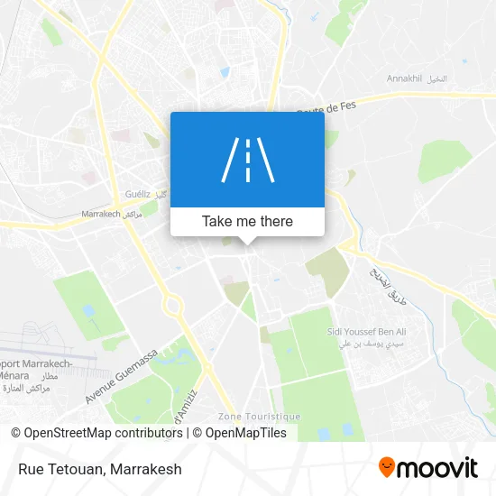 Rue Tetouan map