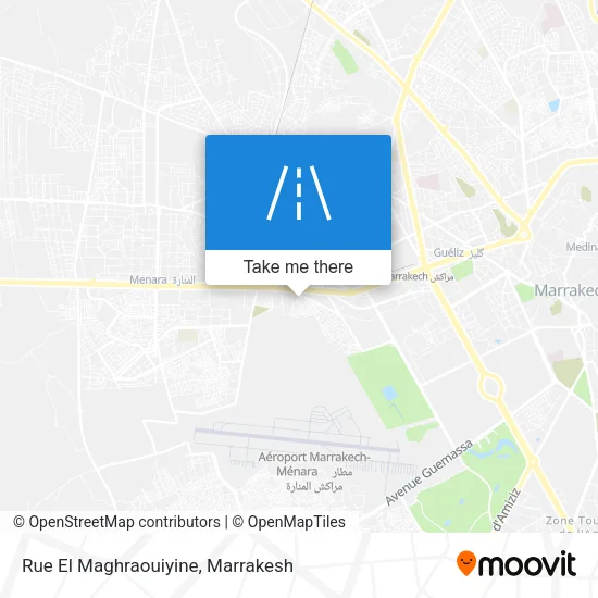 Rue El Maghraouiyine map