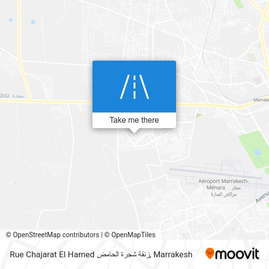 Rue Chajarat El Hamed زنقة شجرة الحامض map